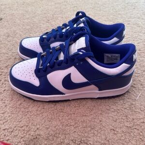 Nike Kids Royal Blue and White Sneakers